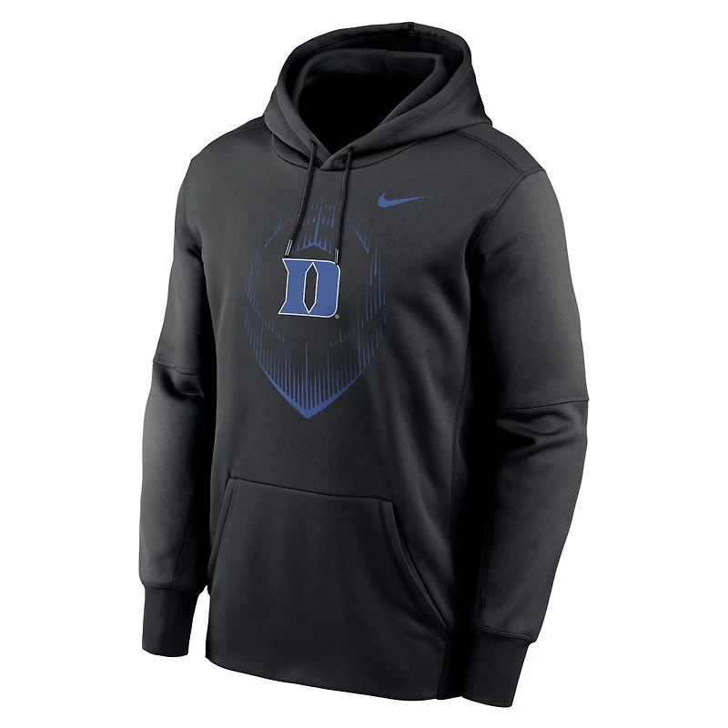Nike Duke Blue Devils Icon Football Performance Pullover Hoodie