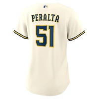 Nike Freddy Peralta Milwaukee Brewers Home Replica Jersey