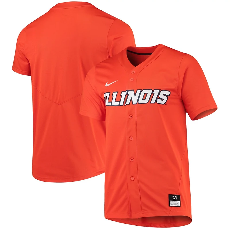 Nike Illinois Fighting Illini Replica Baseball Jersey
