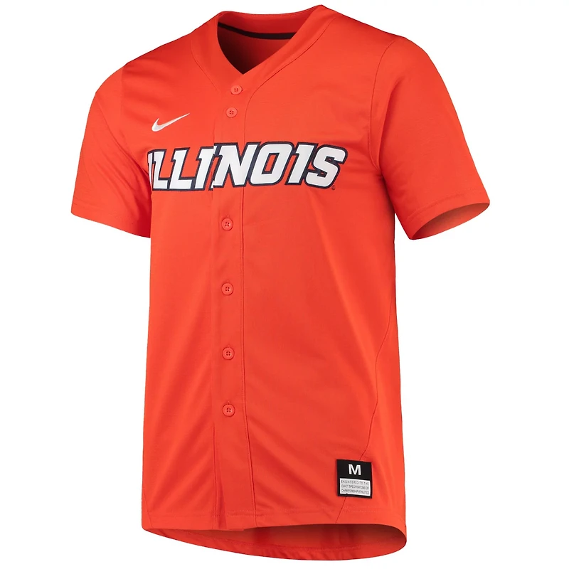 Nike Illinois Fighting Illini Replica Baseball Jersey