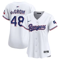 Nike Jacob deGrom Texas Rangers Home Limited Player Jersey