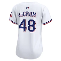 Nike Jacob deGrom Texas Rangers Home Limited Player Jersey