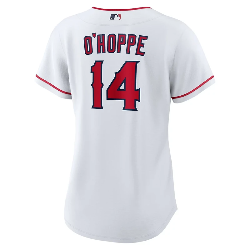 Nike Logan O'Hoppe Los Angeles Angels Home Replica Jersey