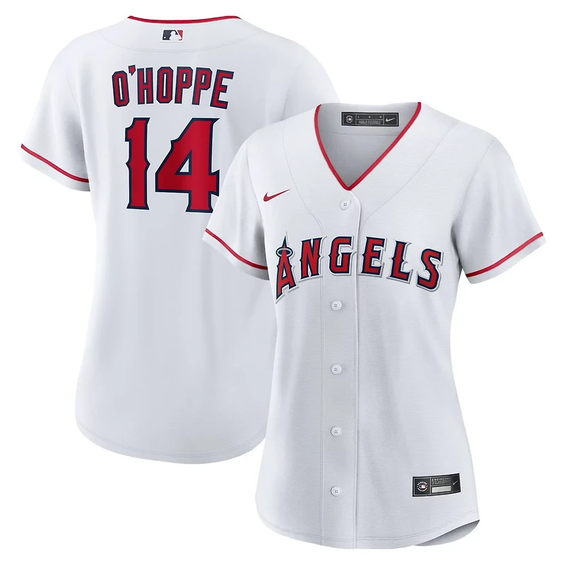 Nike Logan O'Hoppe Los Angeles Angels Home Replica Jersey