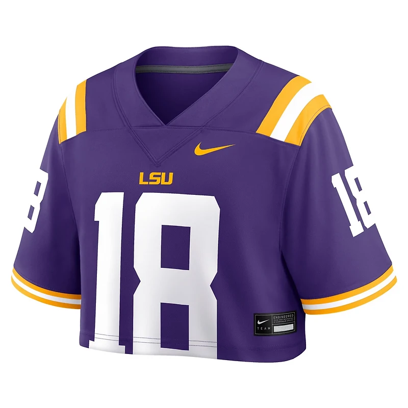 Nike LSU Tigers Game Crop Top Jersey