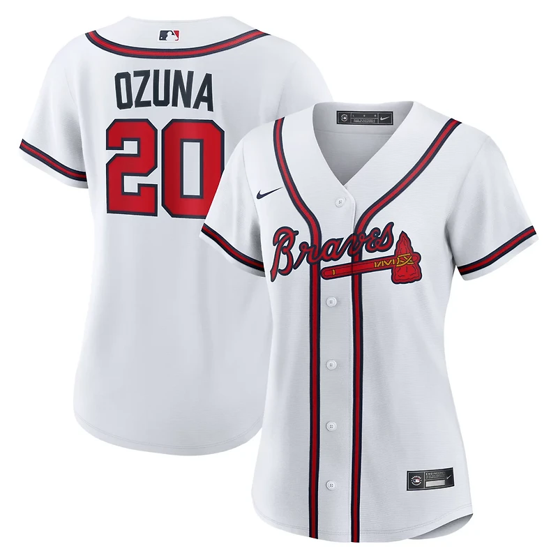 Nike Marcell Ozuna Atlanta Braves Home Replica Jersey