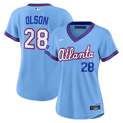 Nike Matt Olson Powder Atlanta Braves 2026 City Connect Stadium Jersey