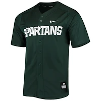 Nike Michigan State Spartans Vapor Untouchable Elite Full-Button Replica Baseball Jersey
