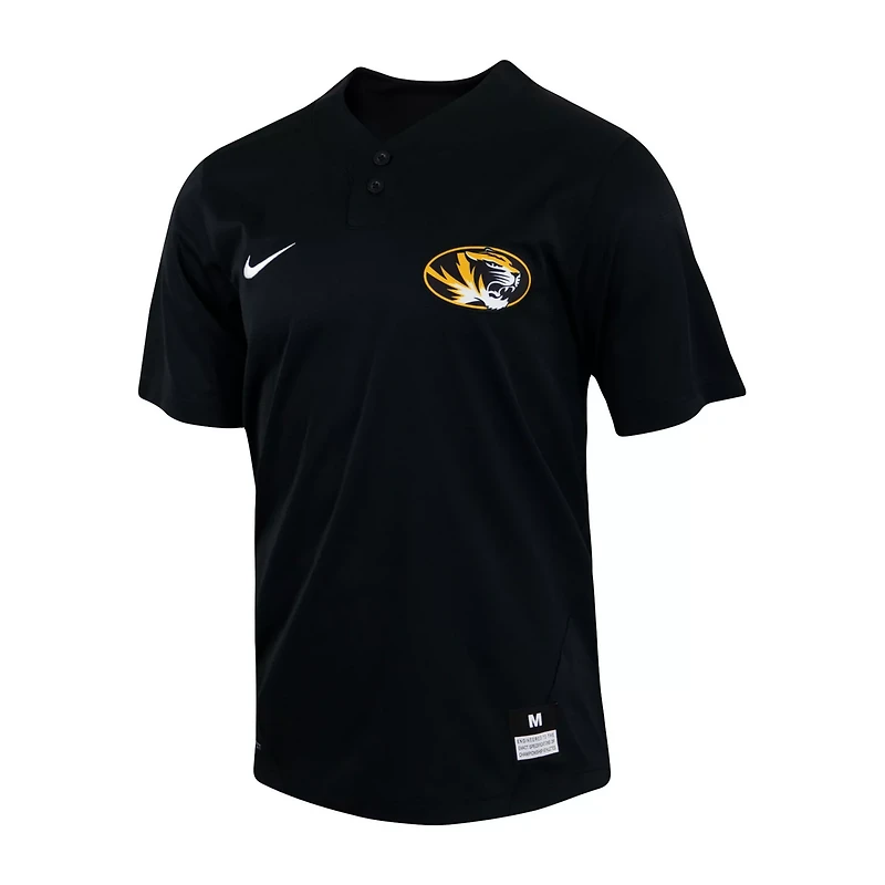 Nike Missouri Tigers Two-Button Replica Baseball Jersey