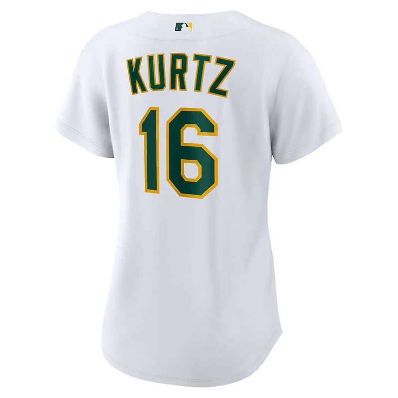 Nike Nick Kurtz Athletics Home Replica Player Jersey