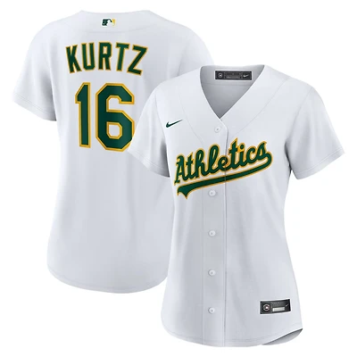 Nike Nick Kurtz Athletics Home Replica Player Jersey