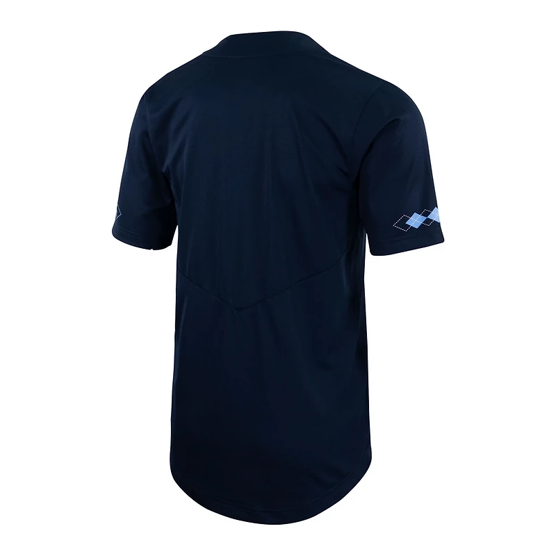 Nike North Carolina Tar Heels Two-Button Replica Baseball Jersey