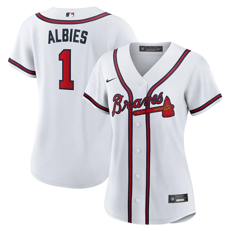 Nike Ozzie Albies Atlanta Braves Home Replica Jersey