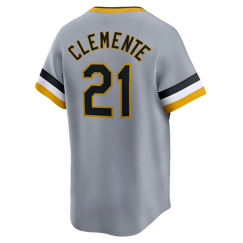 Nike Roberto Clemente Pittsburgh Pirates Throwback Cooperstown Limited Jersey