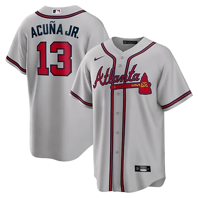 Nike Ronald Acuna Jr Atlanta Braves Road Replica Player Name Jersey