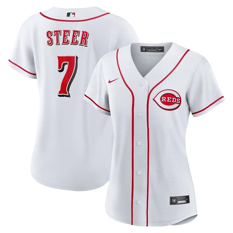 Nike Spencer Steer Cincinnati Reds Home Replica Jersey
