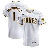 Nike Tony Fernndez San Diego Padres Home Elite Sponsor Patch Player Jersey