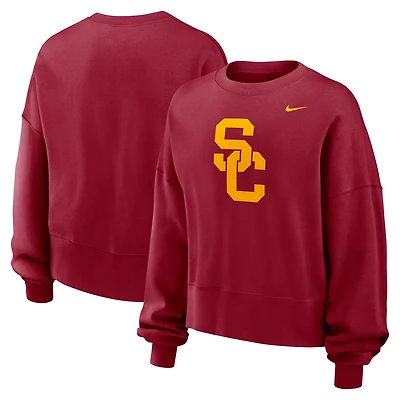 Nike USC Trojans Oversized Essential Pullover Sweatshirt
