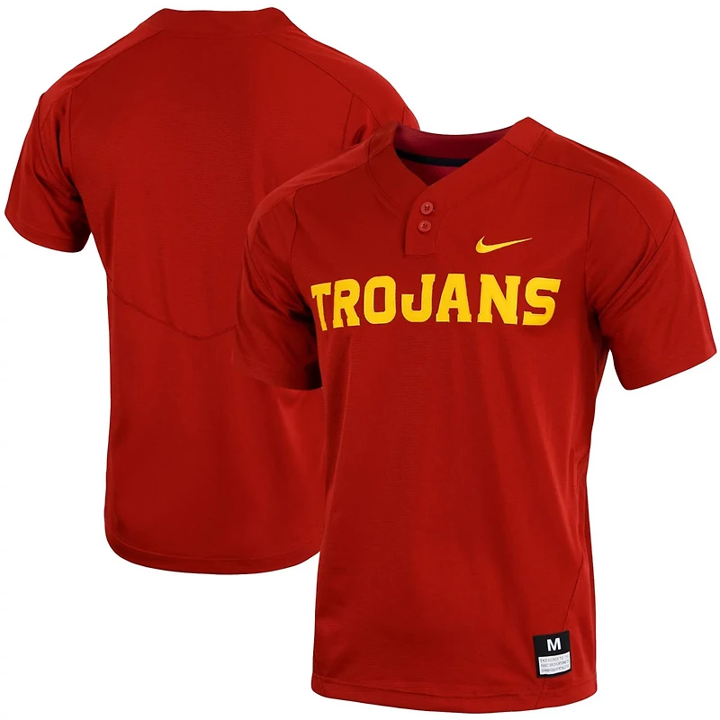 Nike USC Trojans Replica Vapor Elite Two-Button Baseball Jersey