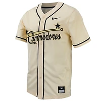 Nike Vanderbilt Commodores Replica Full-Button Baseball Jersey
