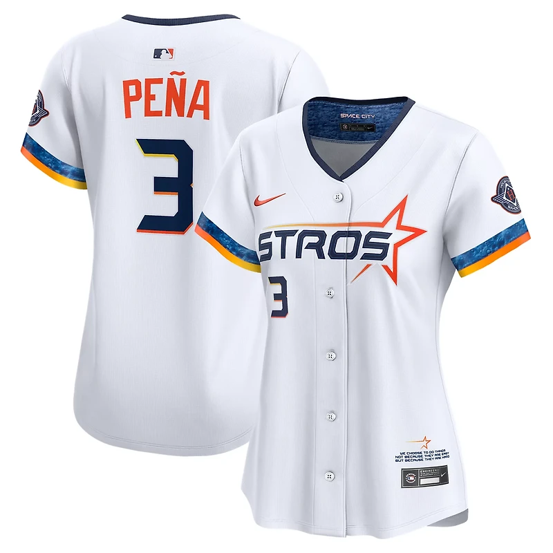 Nike W Astros Pena City Connect Limited Name & Number Jersey
