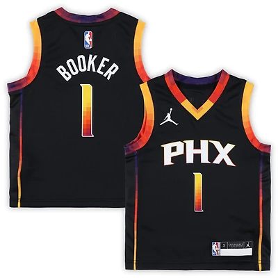 Preschool Jordan Brand Devin Booker Phoenix Suns 2022 23 Swingman Jersey - Statement Edition