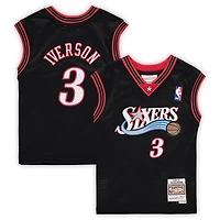 Preschool Mitchell  Ness Allen Iverson Philadelphia 76ers 2000-2001 Hardwood Classics Throwback Team Jersey