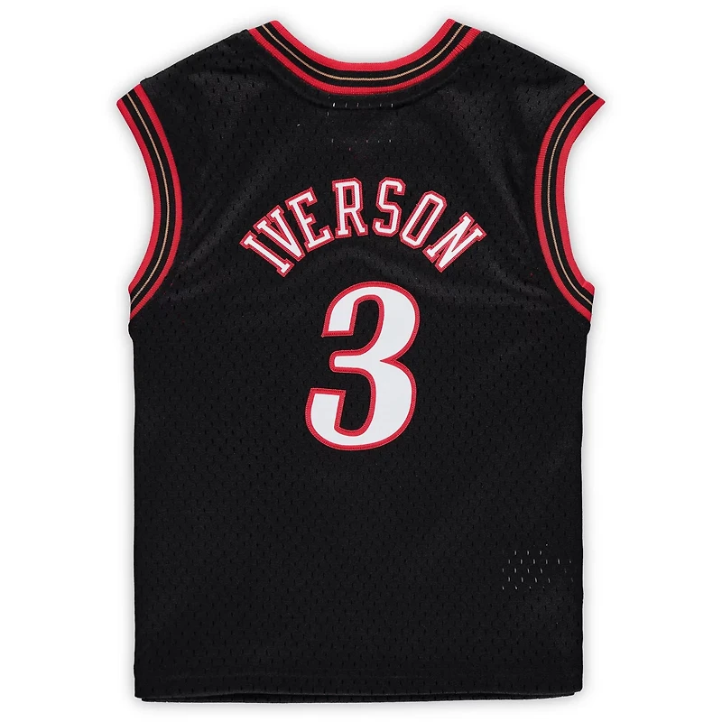 Preschool Mitchell  Ness Allen Iverson Philadelphia 76ers 2000-2001 Hardwood Classics Throwback Team Jersey