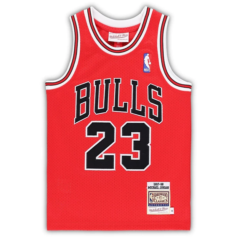 Preschool Mitchell Ness Michael Jordan Chicago Bulls 1997/98 Hardwood Classics Authentic Jersey