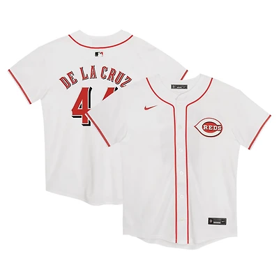Preschool Nike Elly De La Cruz Cincinnati Reds Home Game Jersey