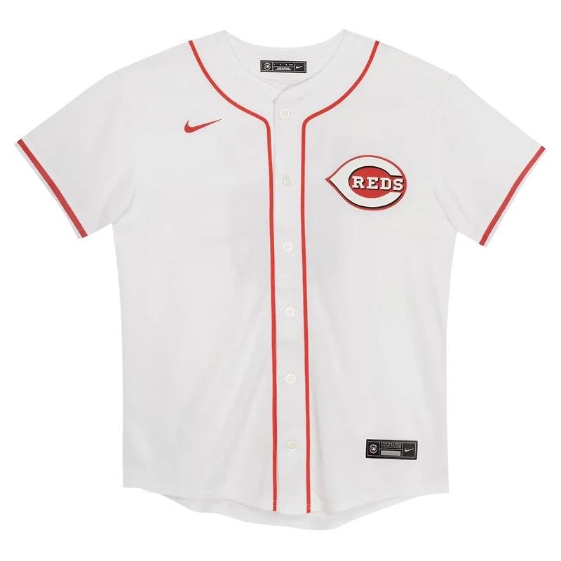 Preschool Nike Elly De La Cruz Cincinnati Reds Home Game Jersey