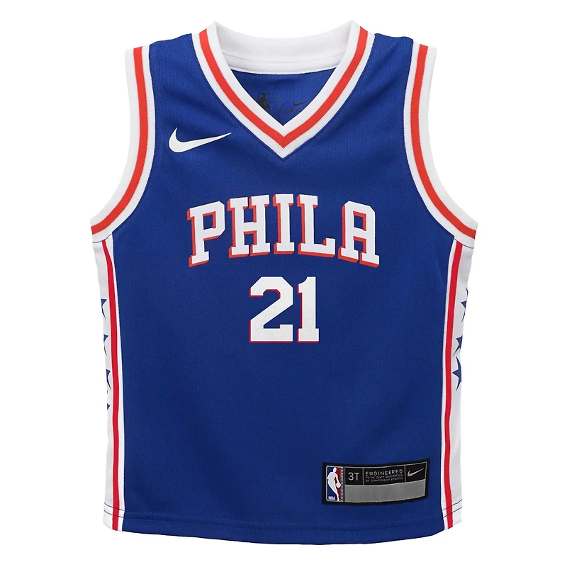 Preschool Nike Joel Embiid Philadelphia 76ers Swingman Player Jersey - Icon Edition