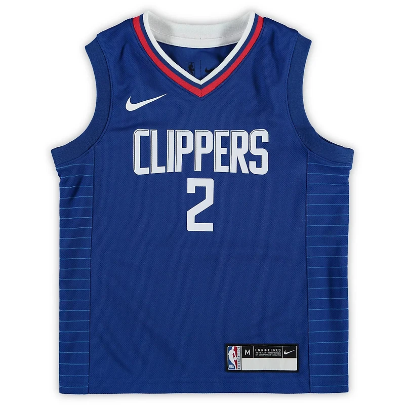 Preschool Nike Kawhi Leonard LA Clippers 2019/20 Player Jersey - Icon Edition
