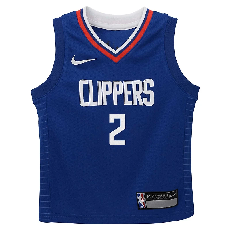 Preschool Nike Kawhi Leonard LA Clippers Dri-FIT Swingman Player Jersey - Icon Edition