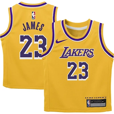Preschool Nike LeBron James Los Angeles Lakers Dri-FIT Swingman Player Jersey - Icon Edition