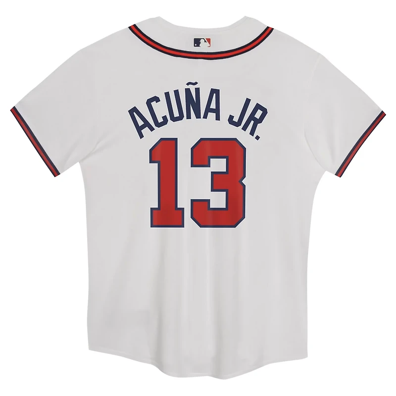 Preschool Nike Ronald Acua Jr Atlanta Braves Home Game Jersey