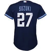 Preschool Nike Seiya Suzuki Chicago Cubs City Connect Script Replica Player Jersey