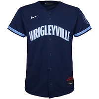 Preschool Nike Seiya Suzuki Chicago Cubs City Connect Script Replica Player Jersey