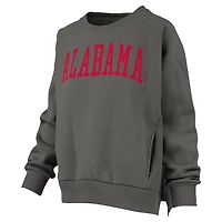 Pressbox Alabama Crimson Tide Pocketed Raglan Pullover Sweatshirt