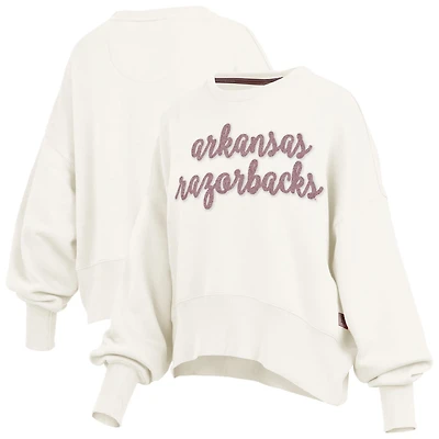 Pressbox Arkansas Razorbacks Chelsea Oversized Pullover Sweatshirt