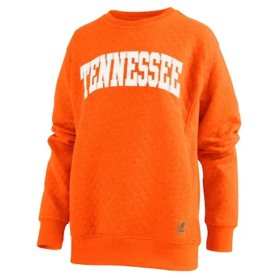 Pressbox Tennessee Tennessee Volunteers Moose Quilted Pullover Sweatshirt