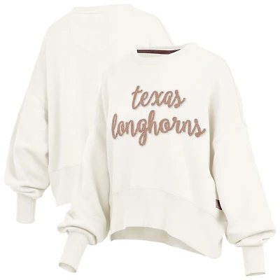 Pressbox Texas Longhorns Chelsea Oversized Pullover Sweatshirt