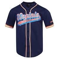 Pro Standard Virginia Cavaliers Mesh Full-Button Replica Baseball Jersey