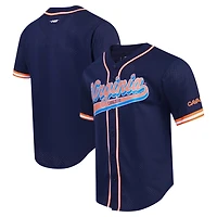 Pro Standard Virginia Cavaliers Mesh Full-Button Replica Baseball Jersey