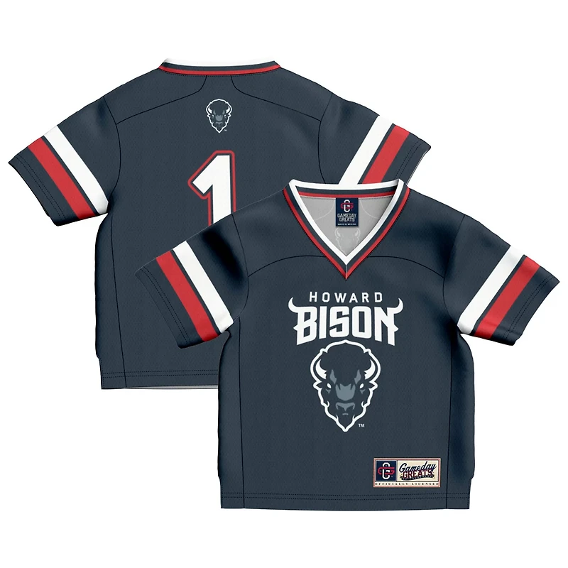 Toddler GameDay Greats 1 Howard Bison Collegiate Football Fashion Jersey