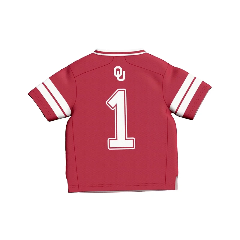 Toddler GameDay Greats 1 Oklahoma Sooners Lightweight Collegiate Football Fashion Jersey