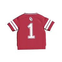 Toddler GameDay Greats 1 Oklahoma Sooners Lightweight Collegiate Football Fashion Jersey