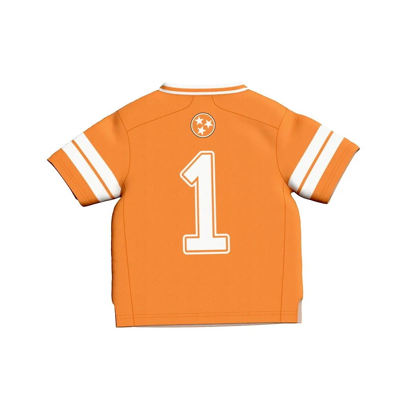 Toddler GameDay Greats 1 Tennessee Volunteers Lightweight Collegiate Football Fashion Jersey