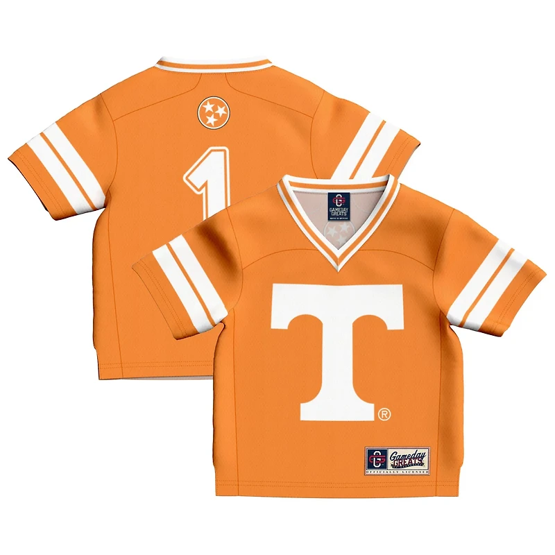 Toddler GameDay Greats 1 Tennessee Volunteers Lightweight Collegiate Football Fashion Jersey