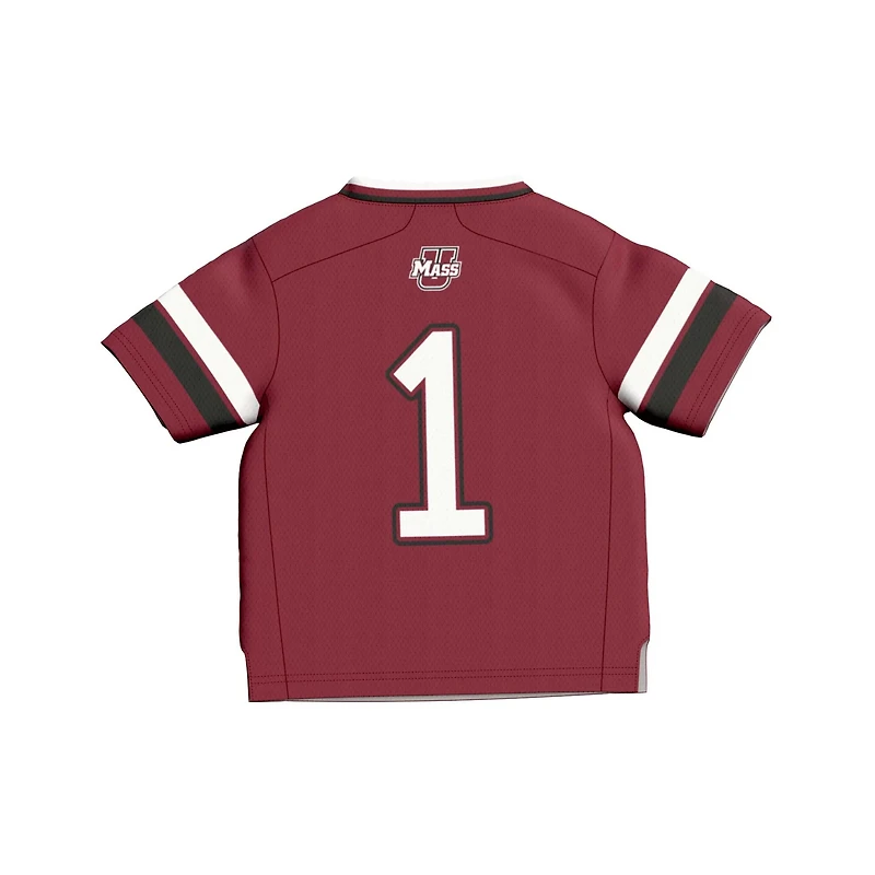 Toddler GameDay Greats 1 UMass Minutemen Lightweight Collegiate Football Fashion Jersey